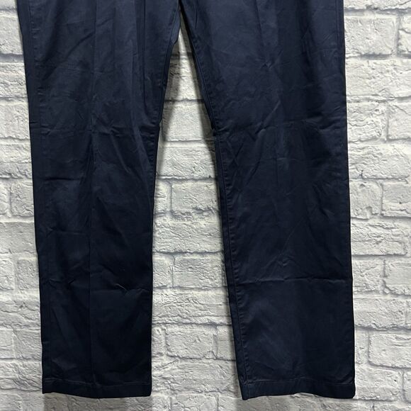 UNTUCKit Relaxed Fit Men Cotton Navy Blue Casual Chino Khaki Pants Size 38X31 - Picture 5 of 14